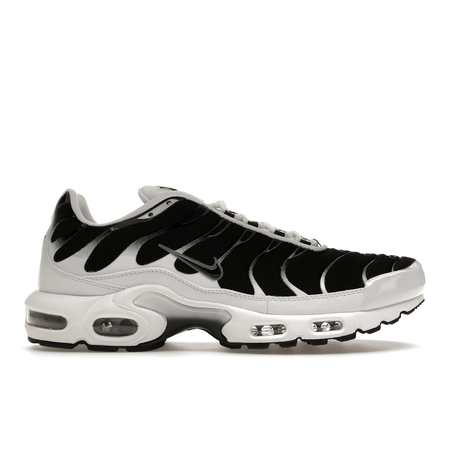 Nike Air Max Plus White Black Metallic Pewter — 36