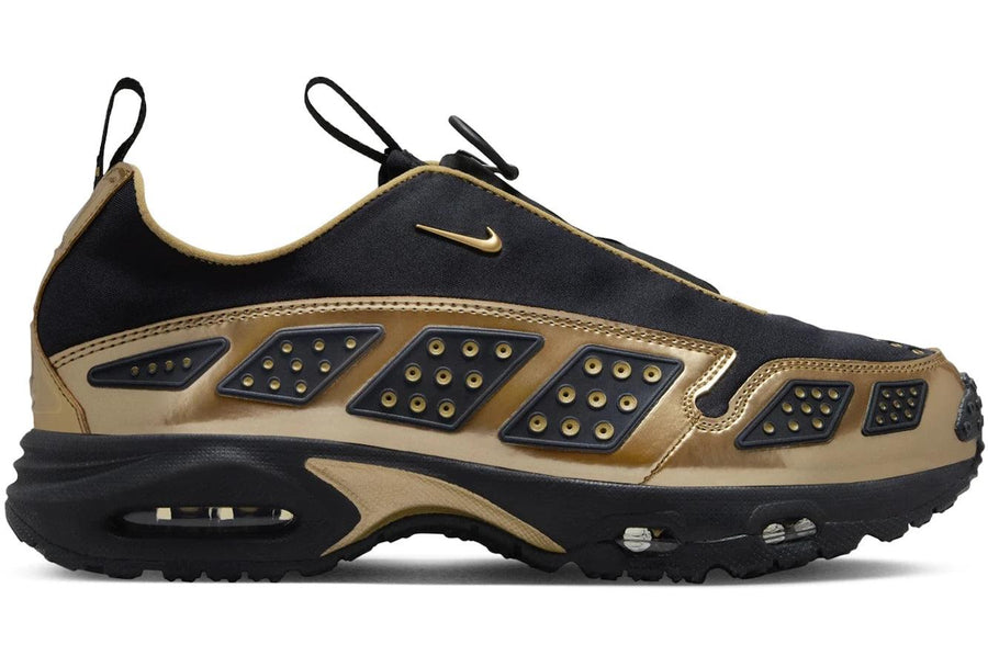 Nike Air Max Sunder Black Dark Smoke Gray Metallic Gold — 36