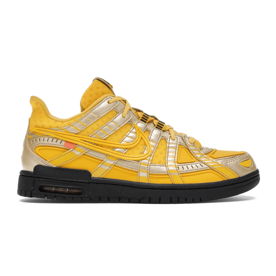 Nike Air Rubber Dunk Off-White University Gold — 36