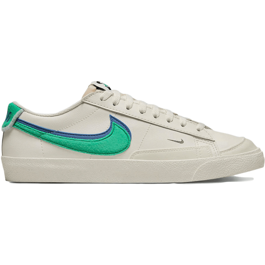 Nike Blazer Low 72 Double Swoosh Sail Green Blue — 36