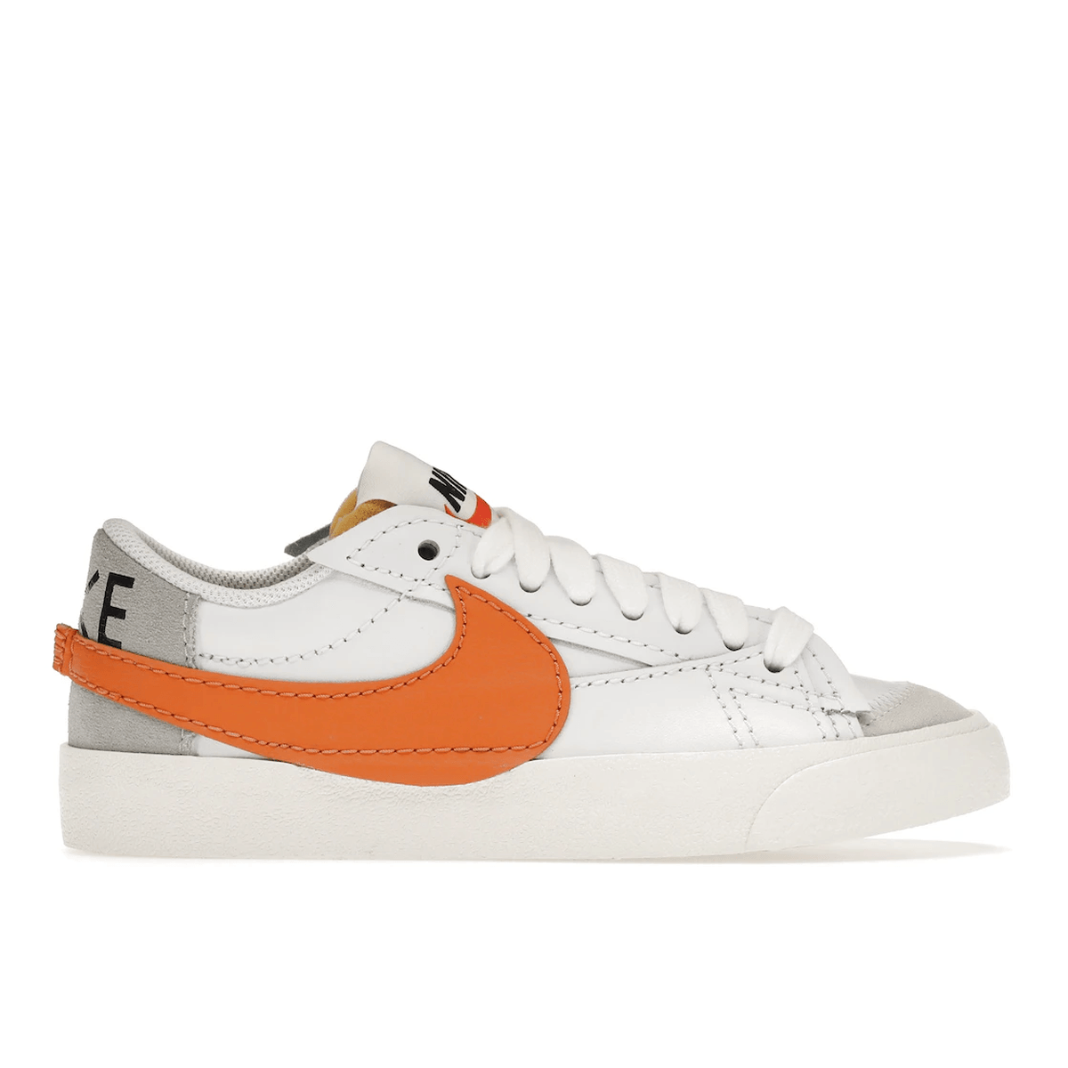 Nike Blazer Low 77 Jumbo White Alpha Orange Sail — 36