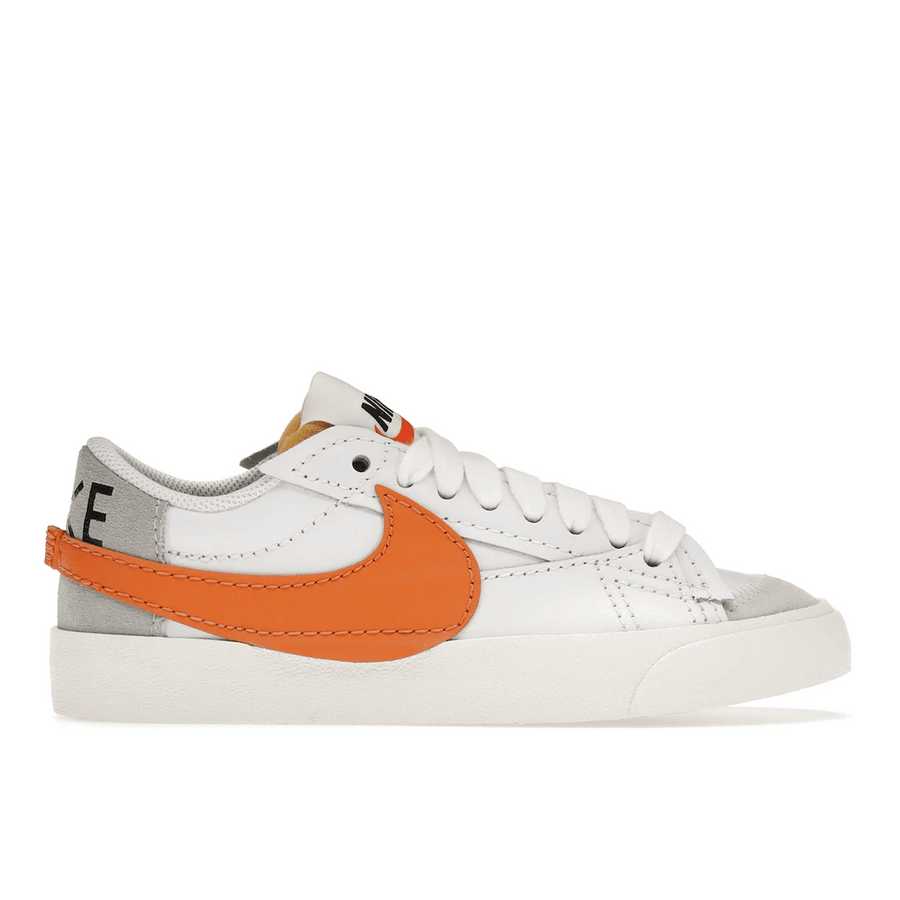 Nike Blazer Low 77 Jumbo White Alpha Orange Sail — 36