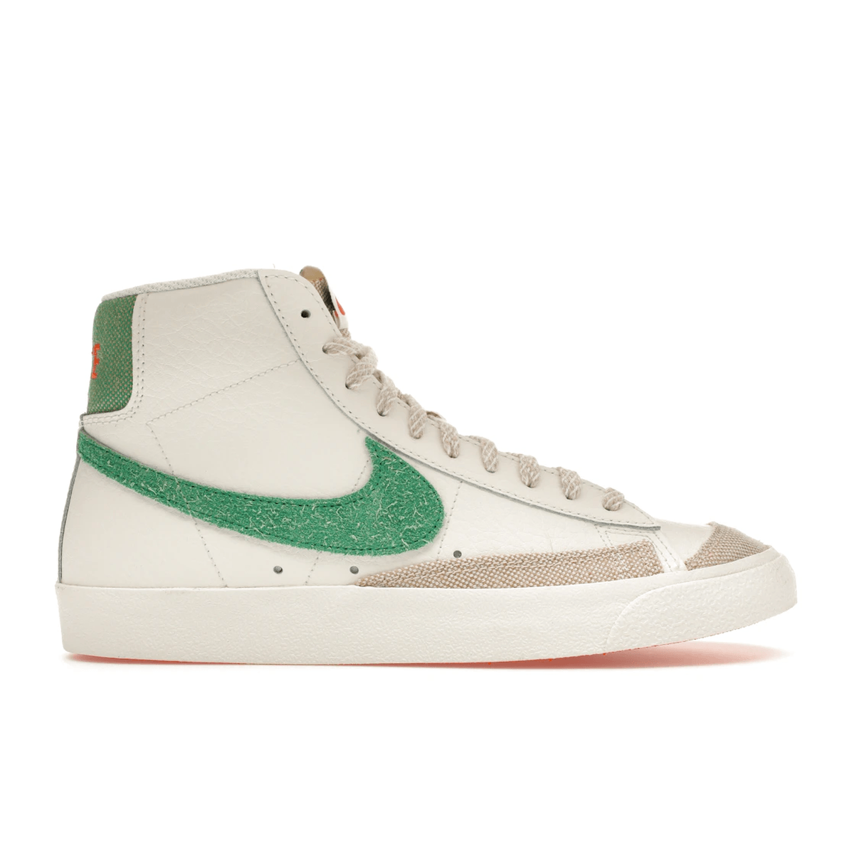 Nike Blazer Mid 77 Vintage Sail Stadium Green — 36