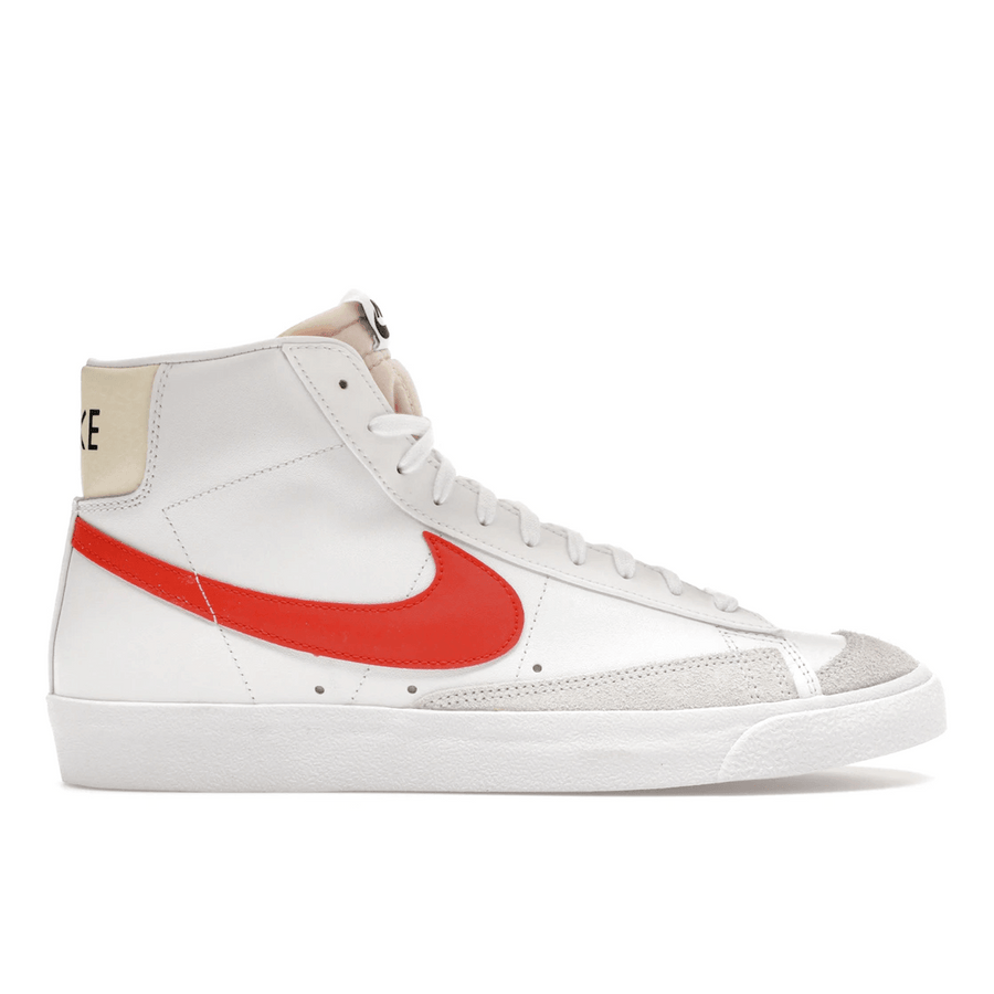 Nike Blazer Mid 77 Vintage White Picante Red Coconut Milk — 36