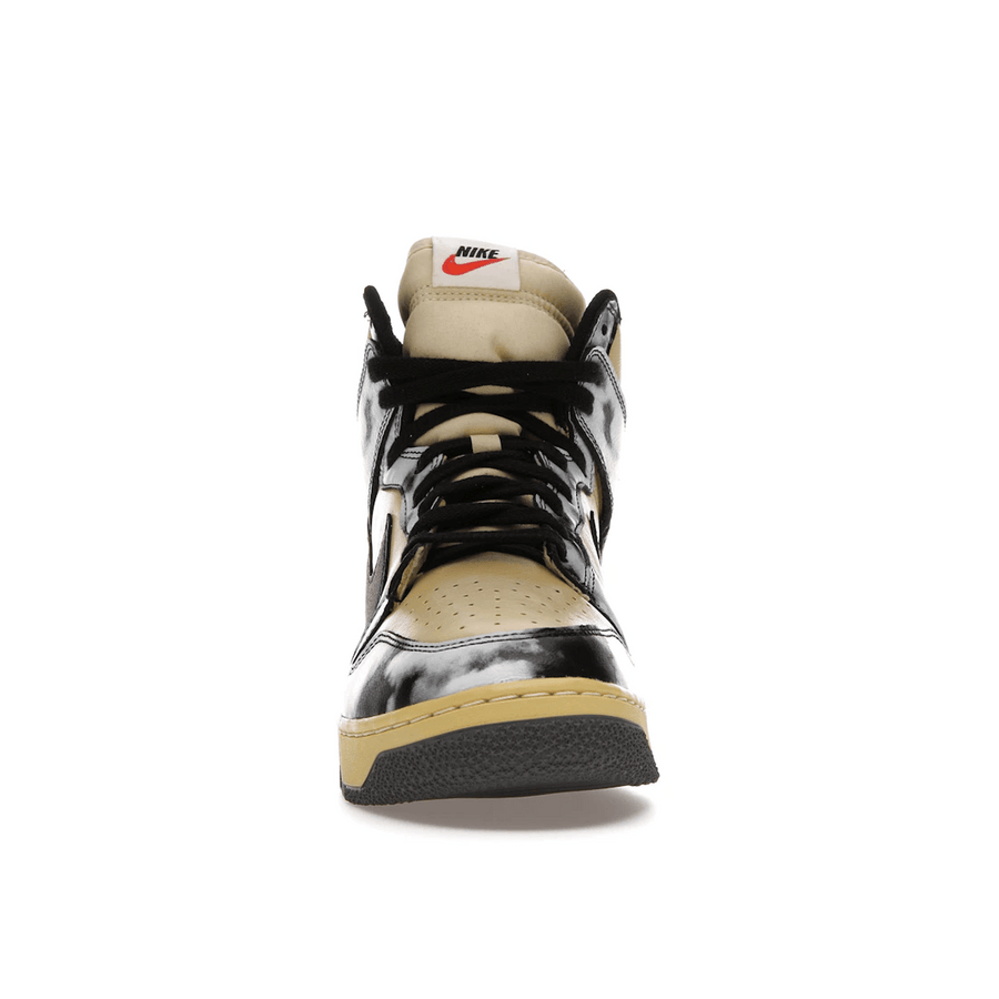 Nike Dunk High 1985 Black Acid Wash — 36