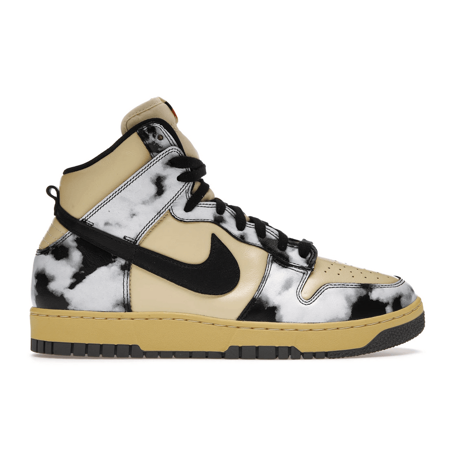 Nike Dunk High 1985 Black Acid Wash — 36