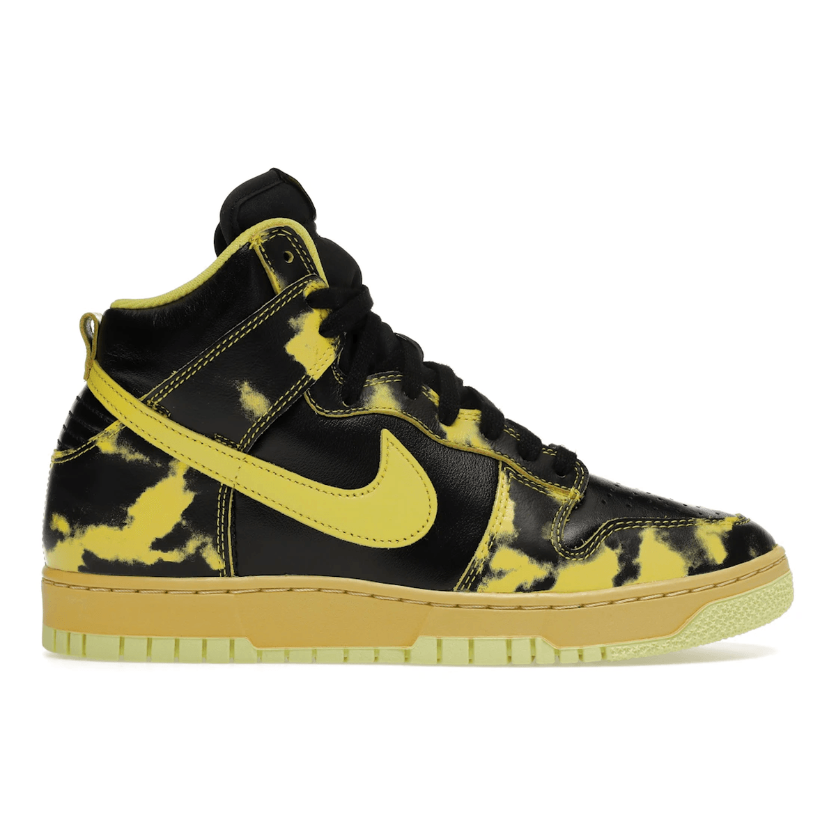 Nike Dunk High 1985 SP Yellow Acid Wash — 36