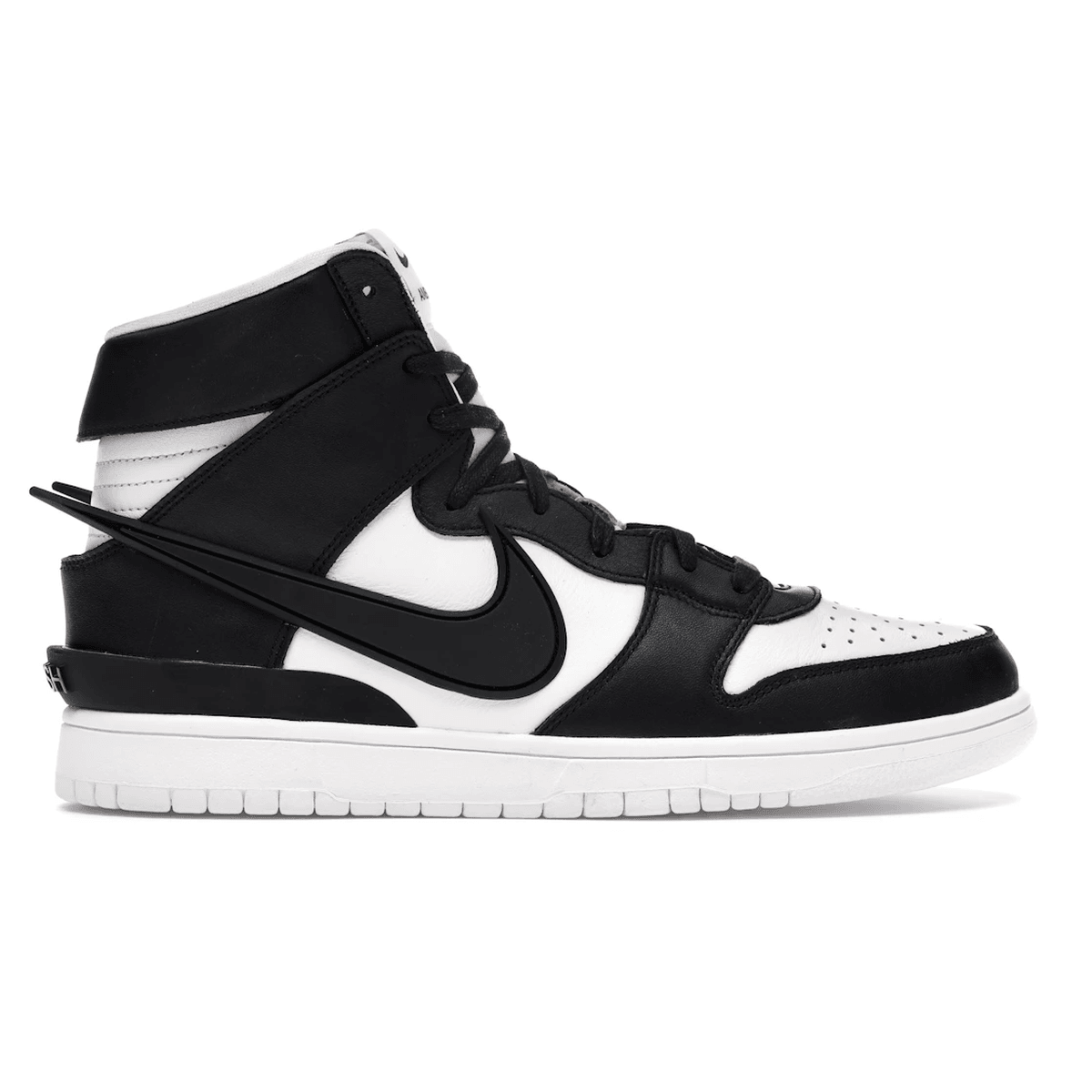 Nike Dunk High AMBUSH Black White — 36