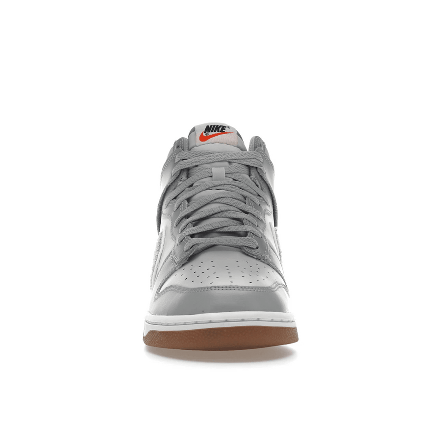 Nike Dunk High University Chenille Swoosh Light Smoke Grey — 36