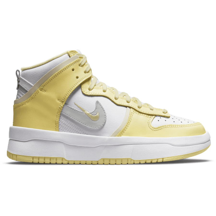 Nike Dunk High Up Light Lemon Yellow — 36