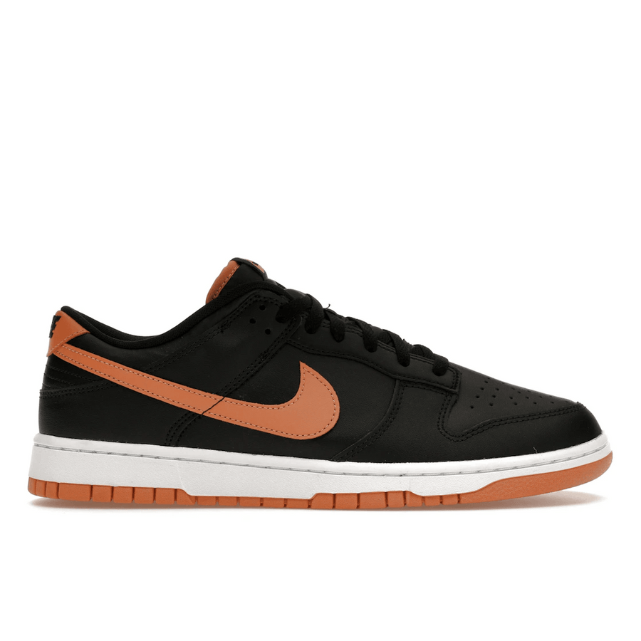 Nike Dunk Low Black Amber Brown — 36