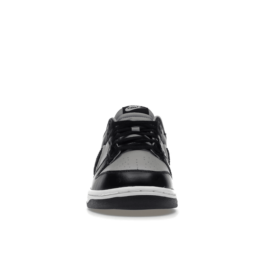 Nike Dunk Low Chenille Swoosh Black Grey — 36