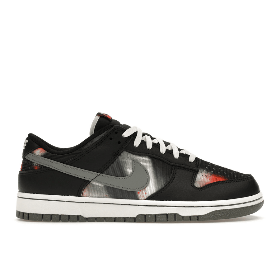 Nike Dunk Low Graffiti Black Red — 36