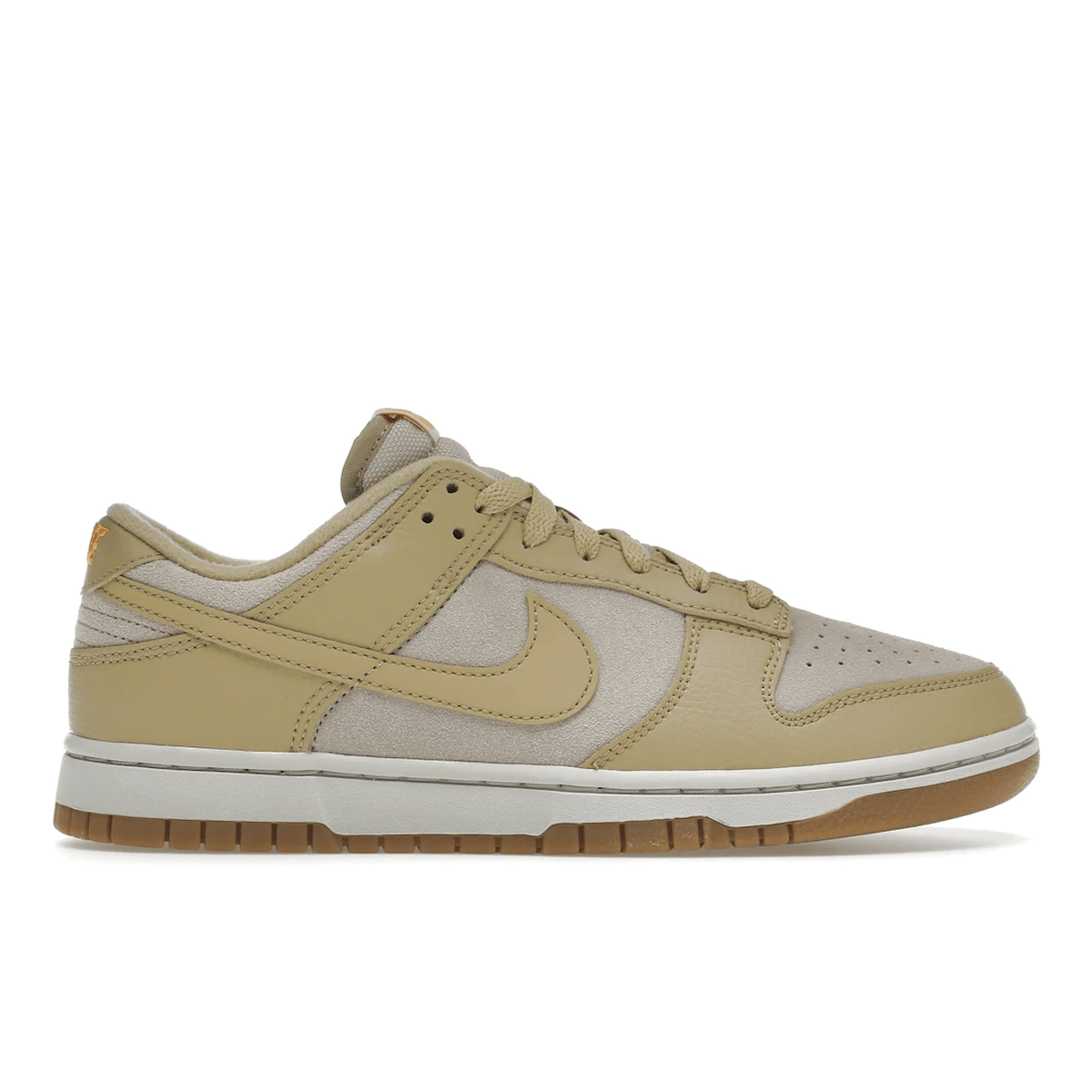 Nike Dunk Low Khaki Suede Gum — 36