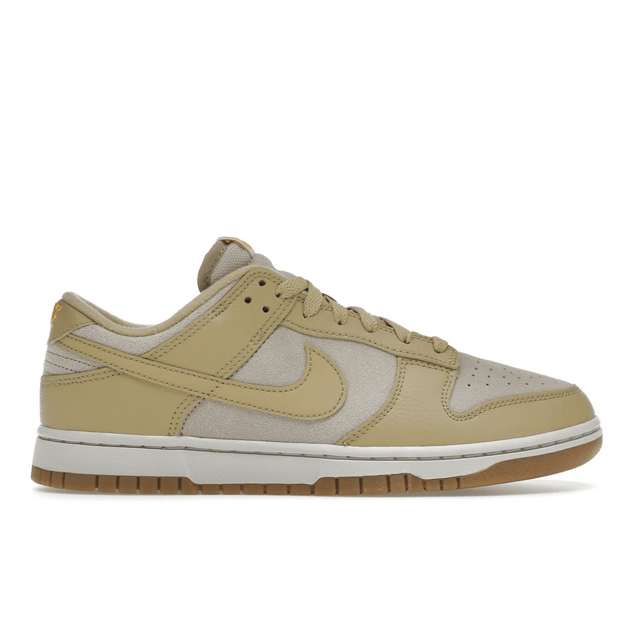 Nike Dunk Low Khaki Suede Gum — 36