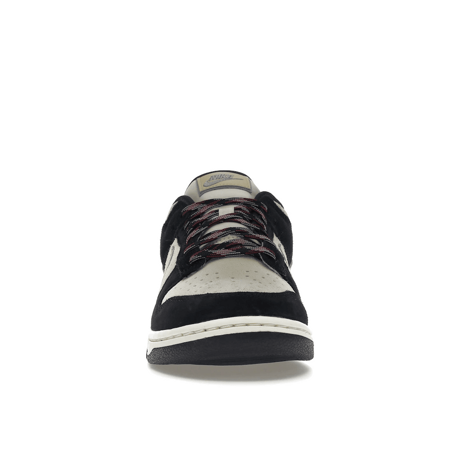 Nike Dunk Low LX Black Suede Team Gold — 36