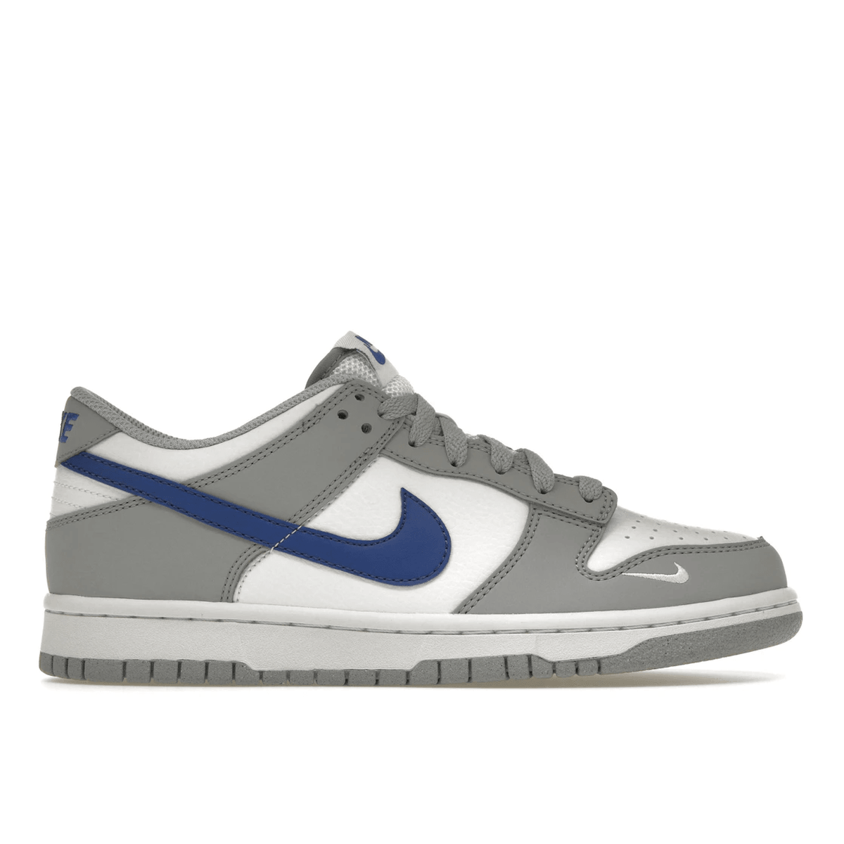 Nike Dunk Low Mini Swoosh Wolf Gray Game Royal — 36