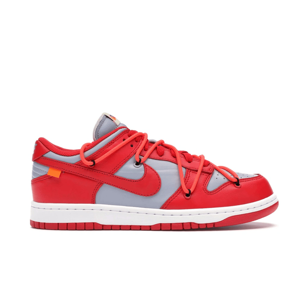 Nike Dunk Low Off-White University Red — 36