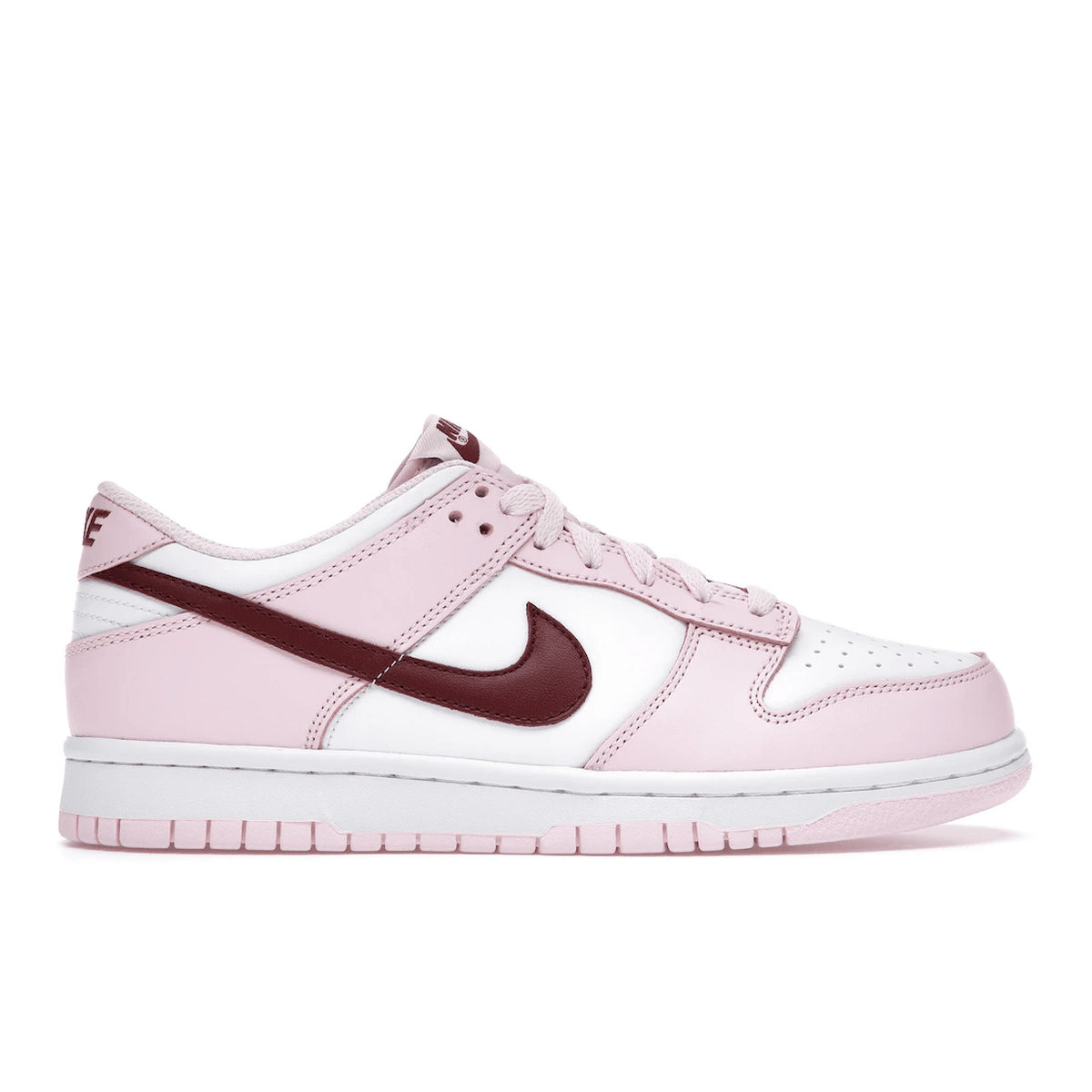 Nike Dunk Low Pink Foam Red White — 36