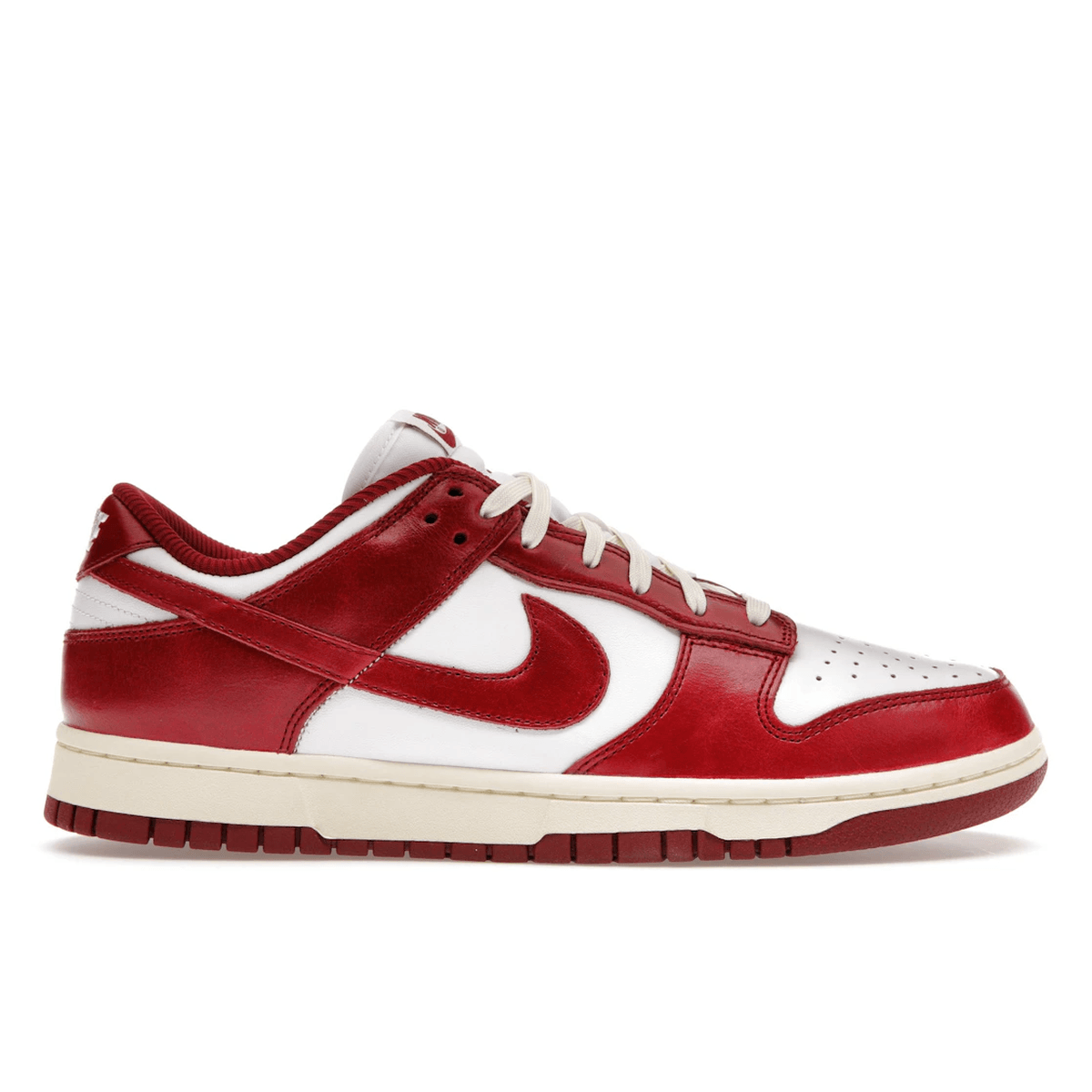 Nike Dunk Low PRM Vintage Team Red — 36