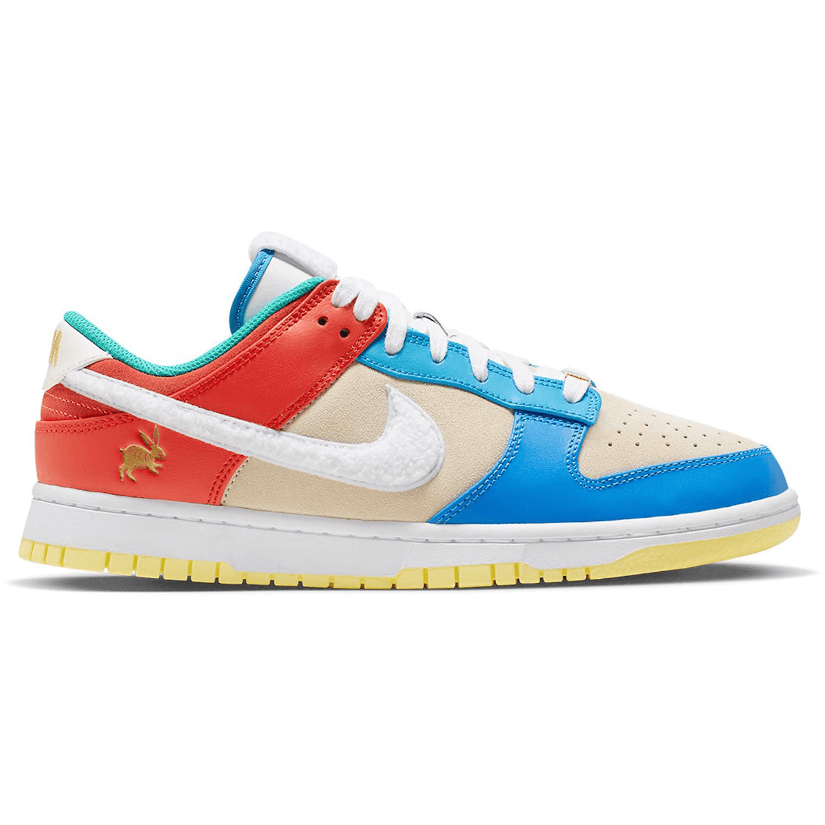 Nike Dunk Low Retro PRM Year of the Rabbit Blue Orange Cream — 36