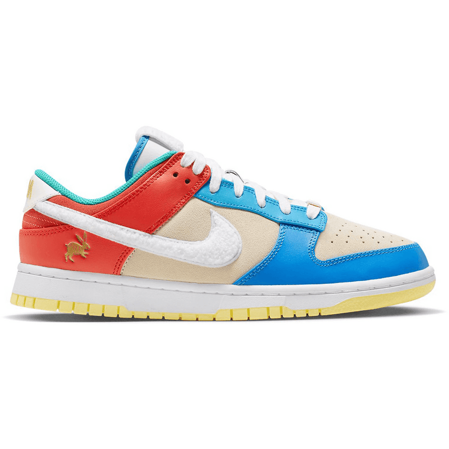 Nike Dunk Low Retro PRM Year of the Rabbit Blue Orange Cream — 36