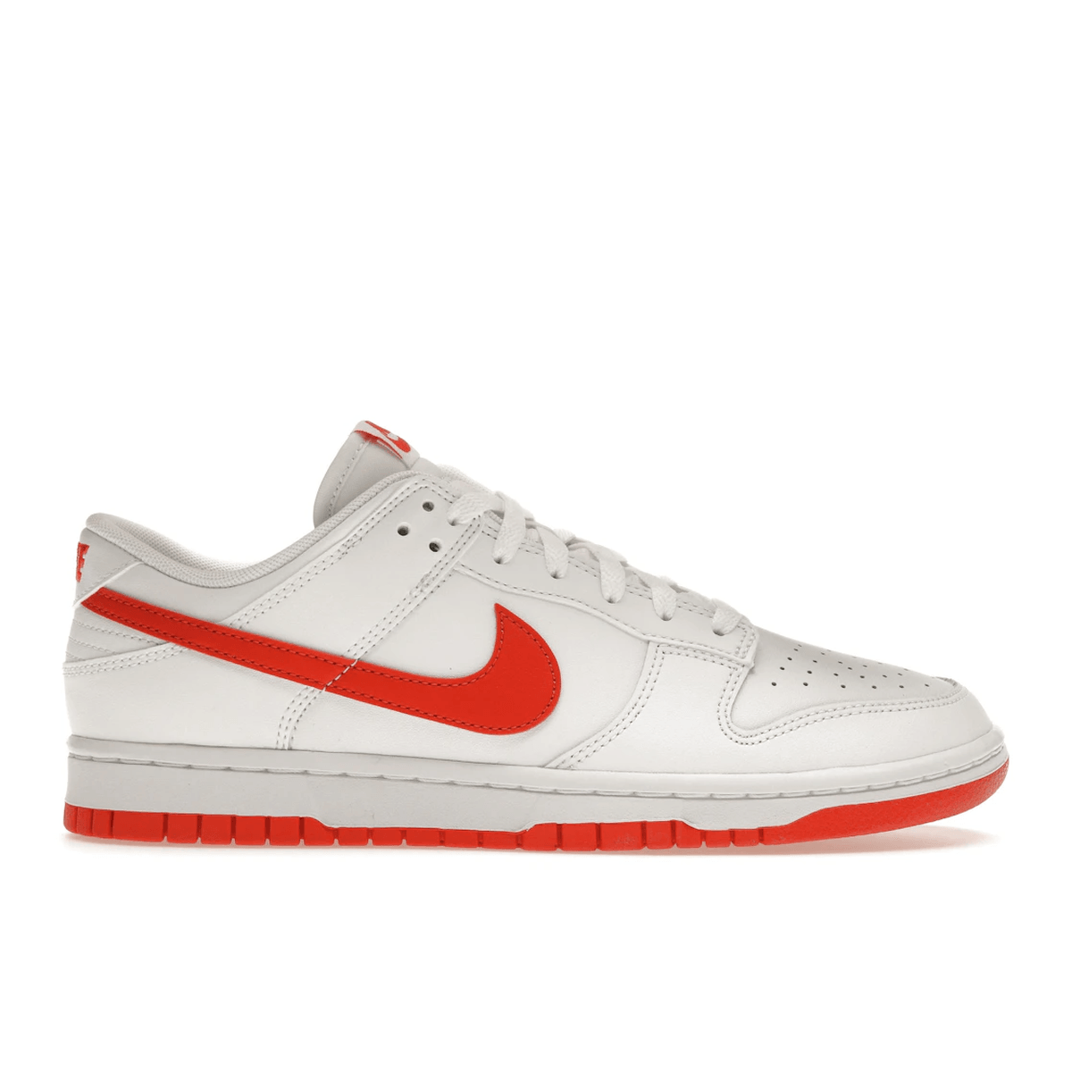 Nike Dunk Low Retro White Picante Red — 36