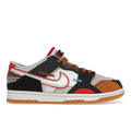 Nike Dunk Low Scrap Black Gray University Red