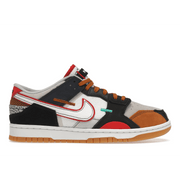 Nike Dunk Low Scrap Black Gray University Red