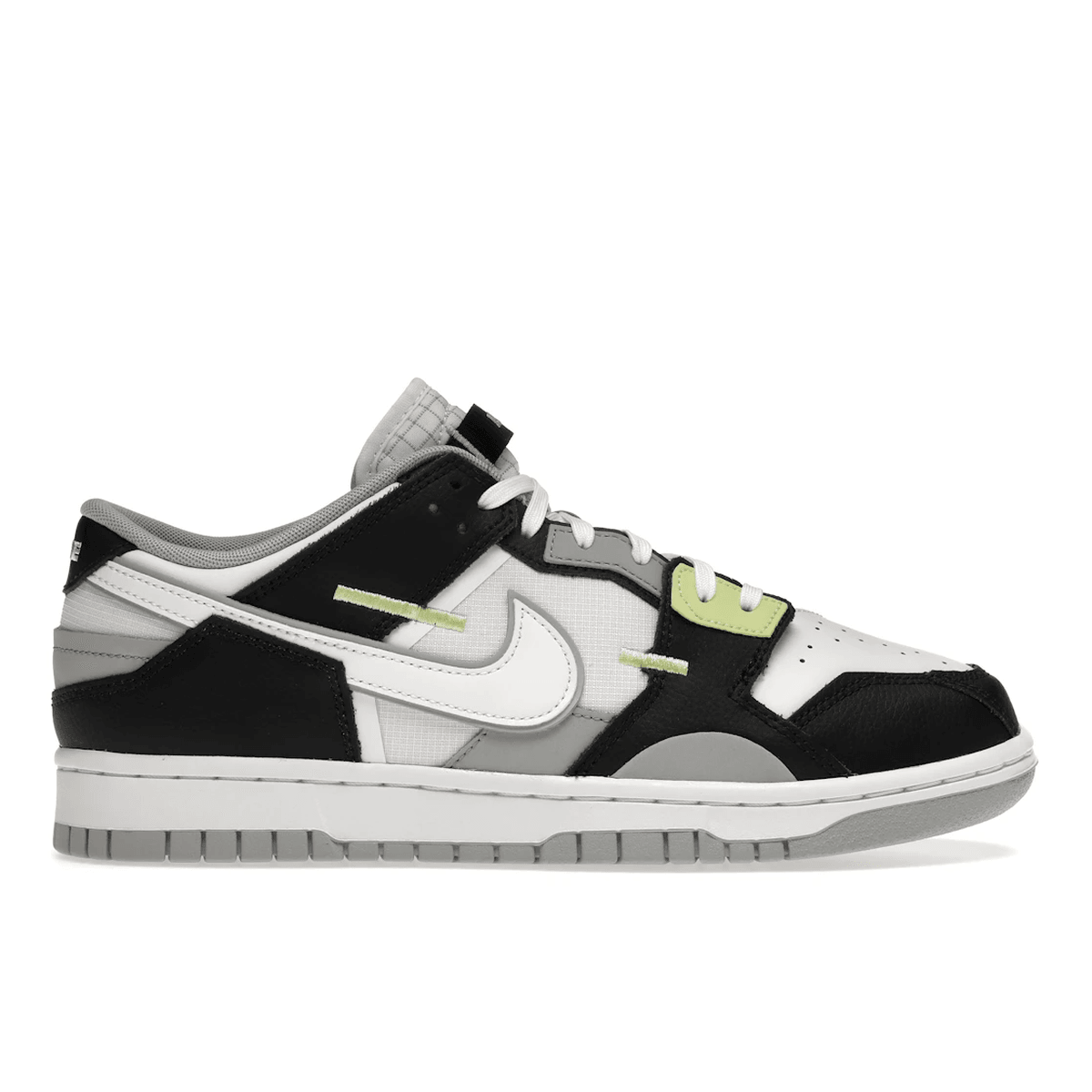 Nike Dunk Low Scrap Wolf Gray Light Lemon Twist — 36
