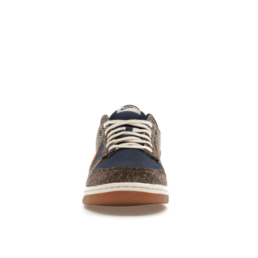 Nike Dunk Low Tweed Midnight Navy Corduroy — 36