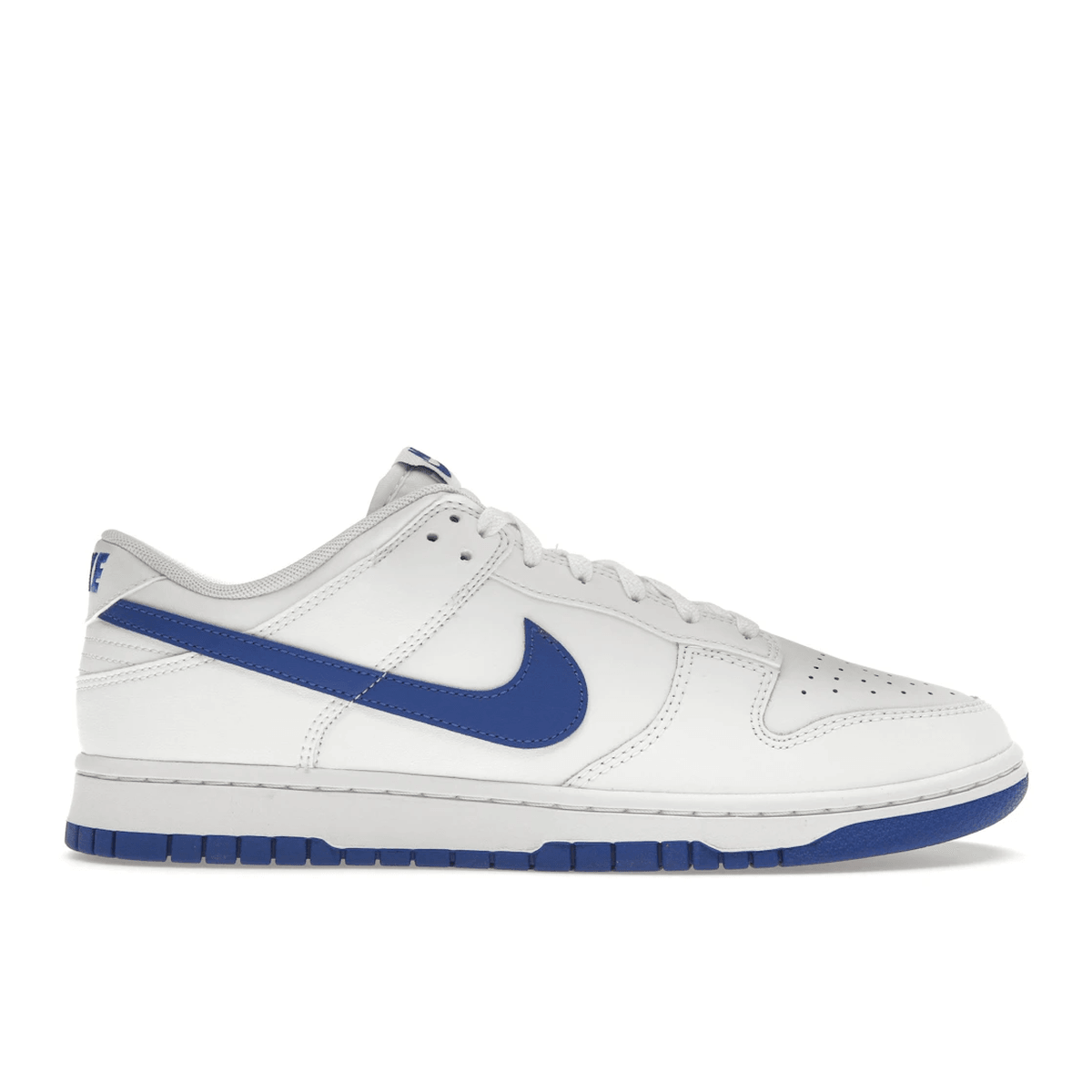 Nike Dunk Low White Hyper Royal — 36