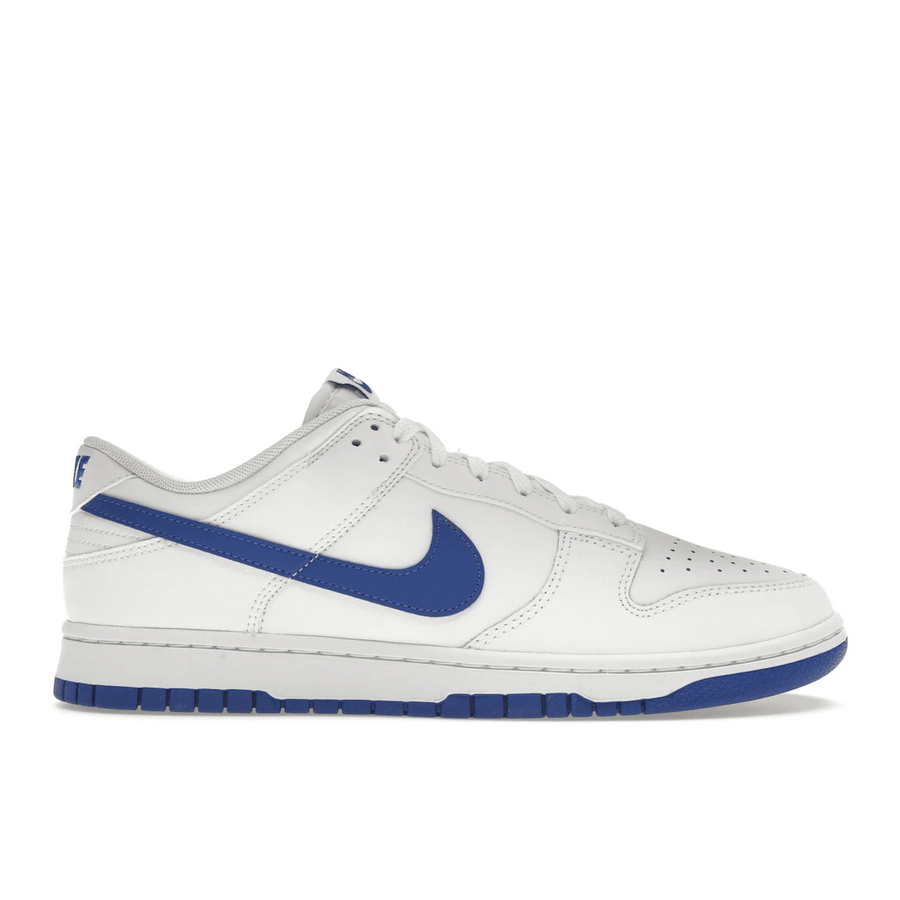 Nike Dunk Low White Hyper Royal — 36
