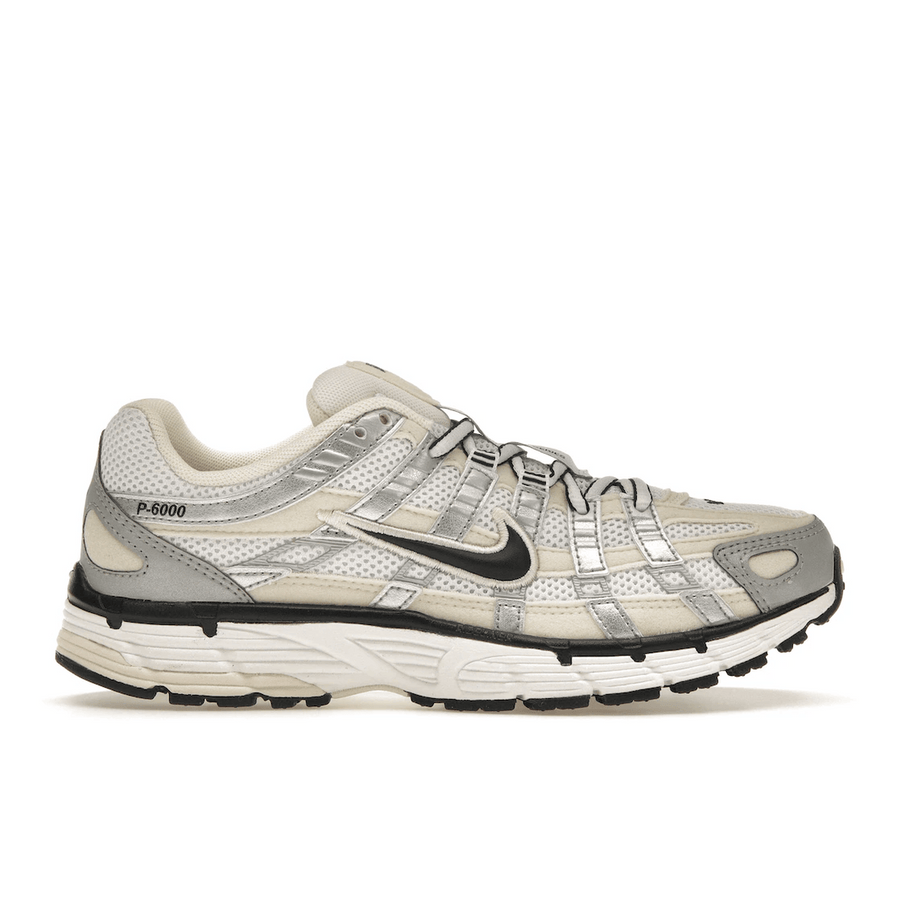 Nike P-6000 Coconut Milk Metallic Silver — 36