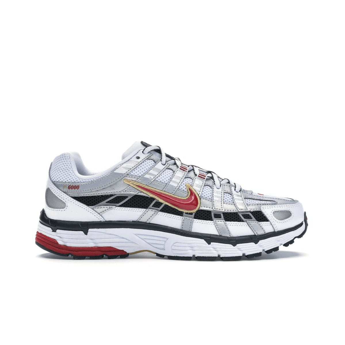 Nike P-6000 White Gold Red — 36