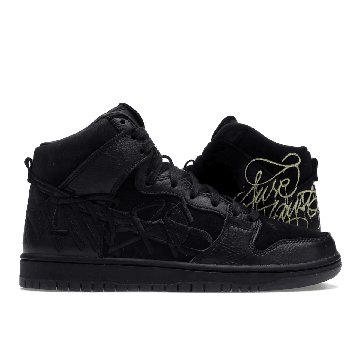 Nike SB Dunk High FAUST Black Gold — 36