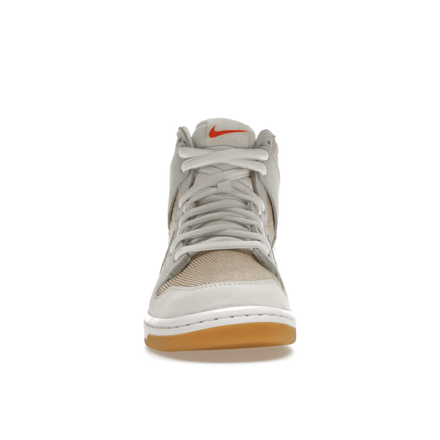 Nike SB Dunk High Pro ISO Orange Label Unbleached Natural — 36