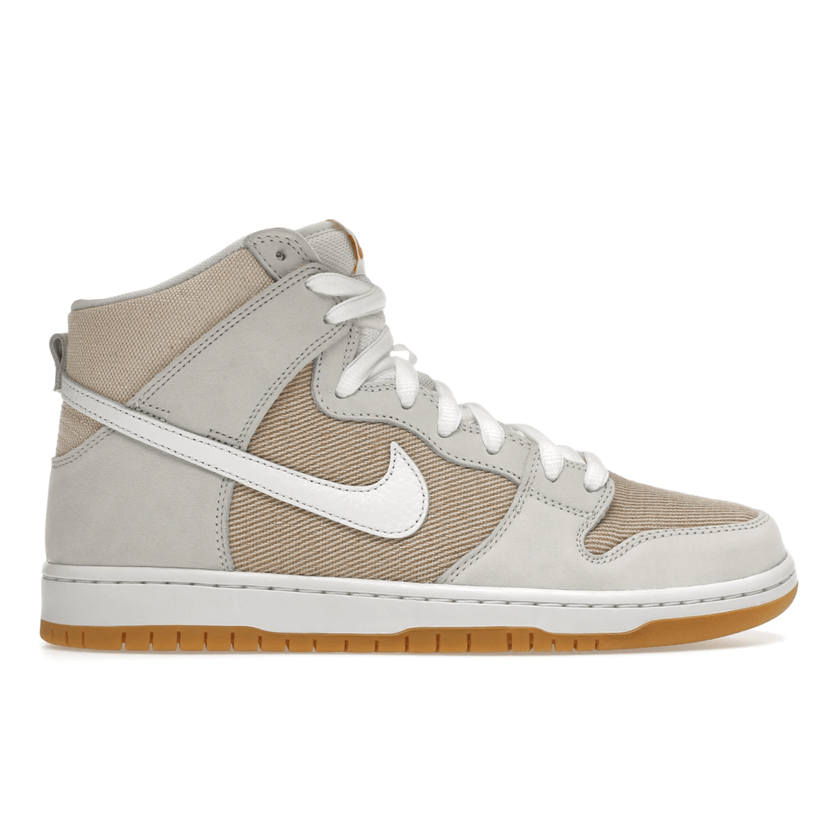 Nike SB Dunk High Pro ISO Orange Label Unbleached Natural — 36