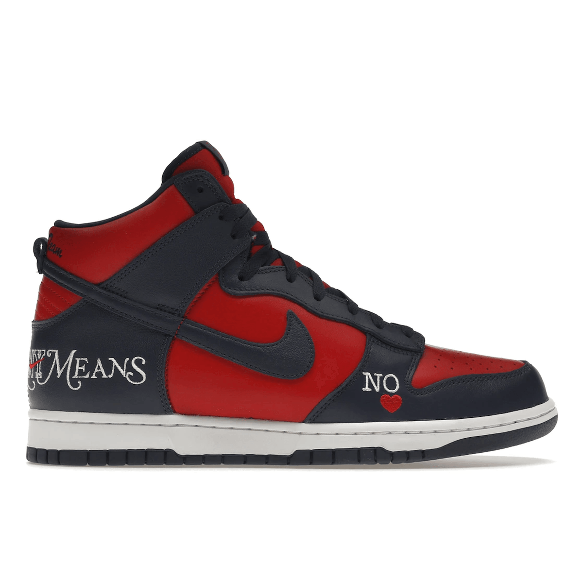 Nike SB Dunk High Supreme By Any Means Navy — 36