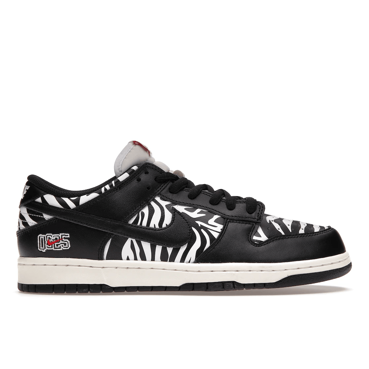 Nike SB Dunk Low AND QS Quartersnacks Zebra — 36