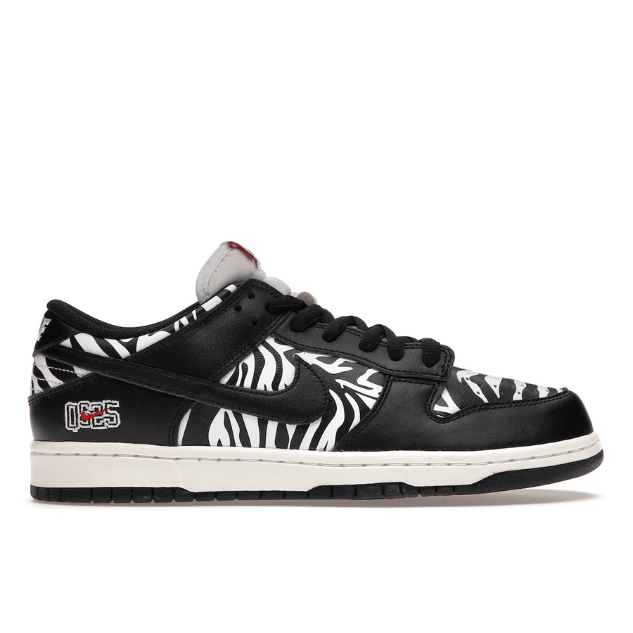 Nike SB Dunk Low AND QS Quartersnacks Zebra — 36