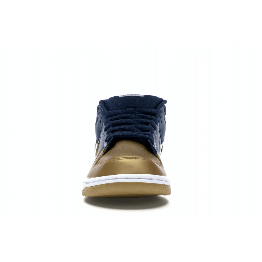 Nike SB Dunk Low Supreme Jewel Swoosh Gold — 36