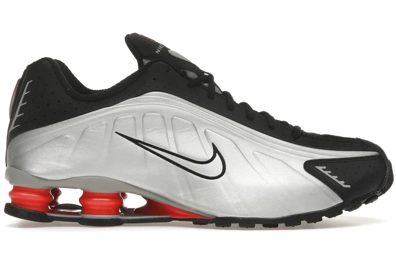 Nike Shox R4 Black Metallic Silver — 36