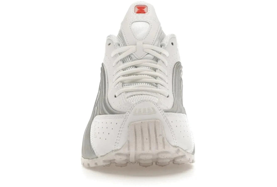 Nike Shox R4 White Metallic Silver — 36