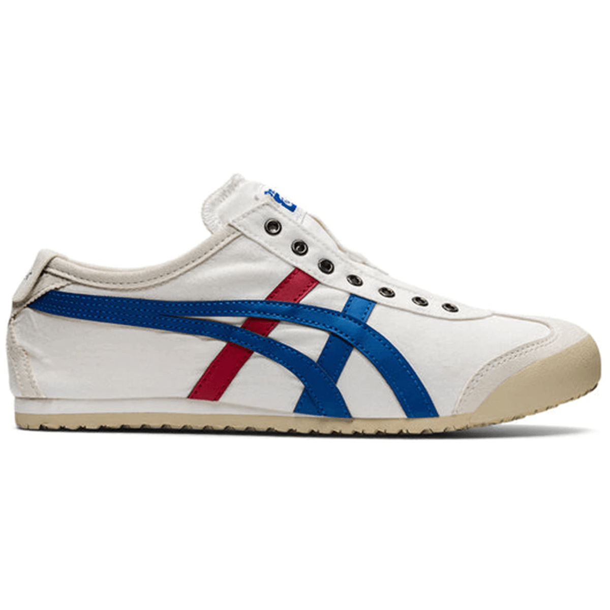 Onitsuka Tiger Mexico 66 Slip-On White Blue Red — 36