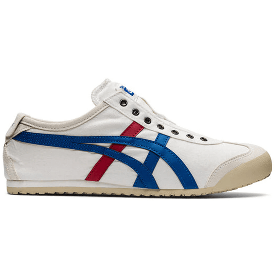 Onitsuka Tiger Mexico 66 Slip-On White Blue Red — 36