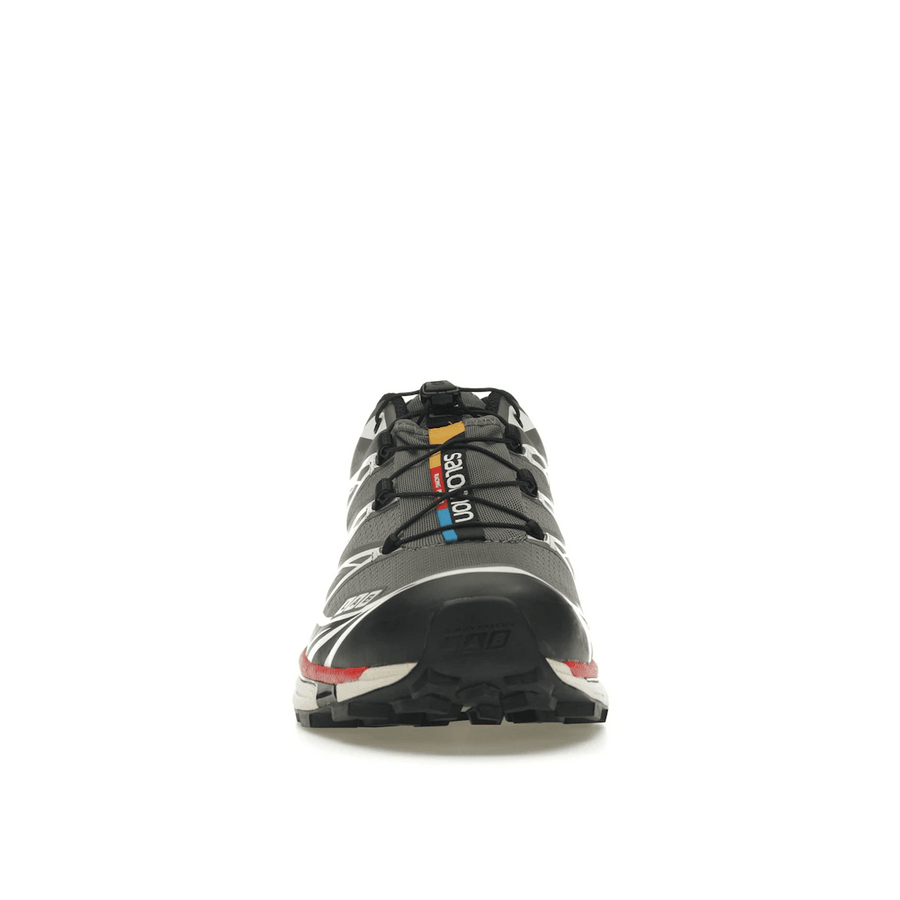Salomon XT-6 Pewter Aurora Red — 36