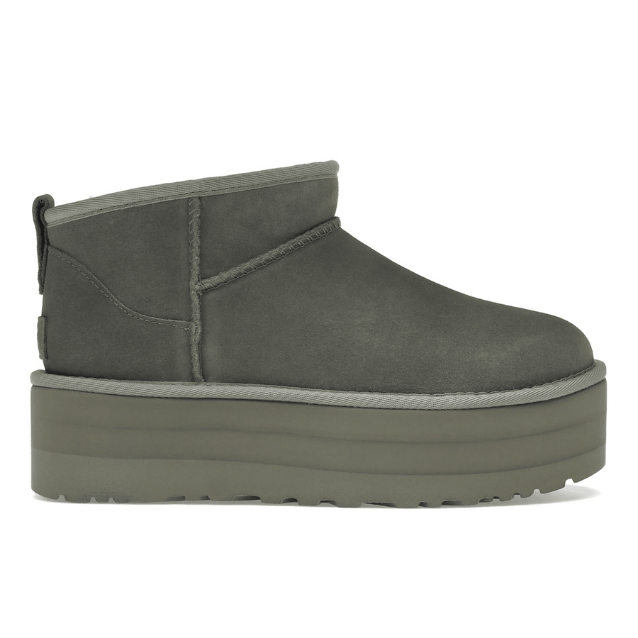 UGG Classic Ultra Mini Platform Boot Moss Green — 36