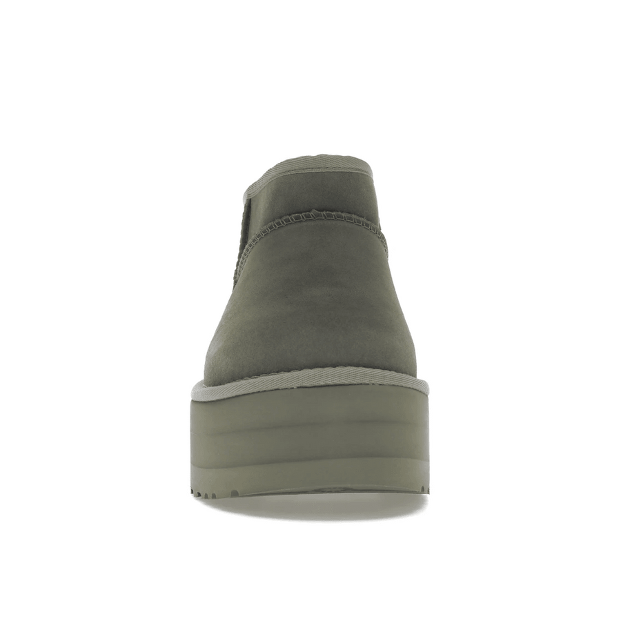 UGG Classic Ultra Mini Platform Boot Moss Green — 36