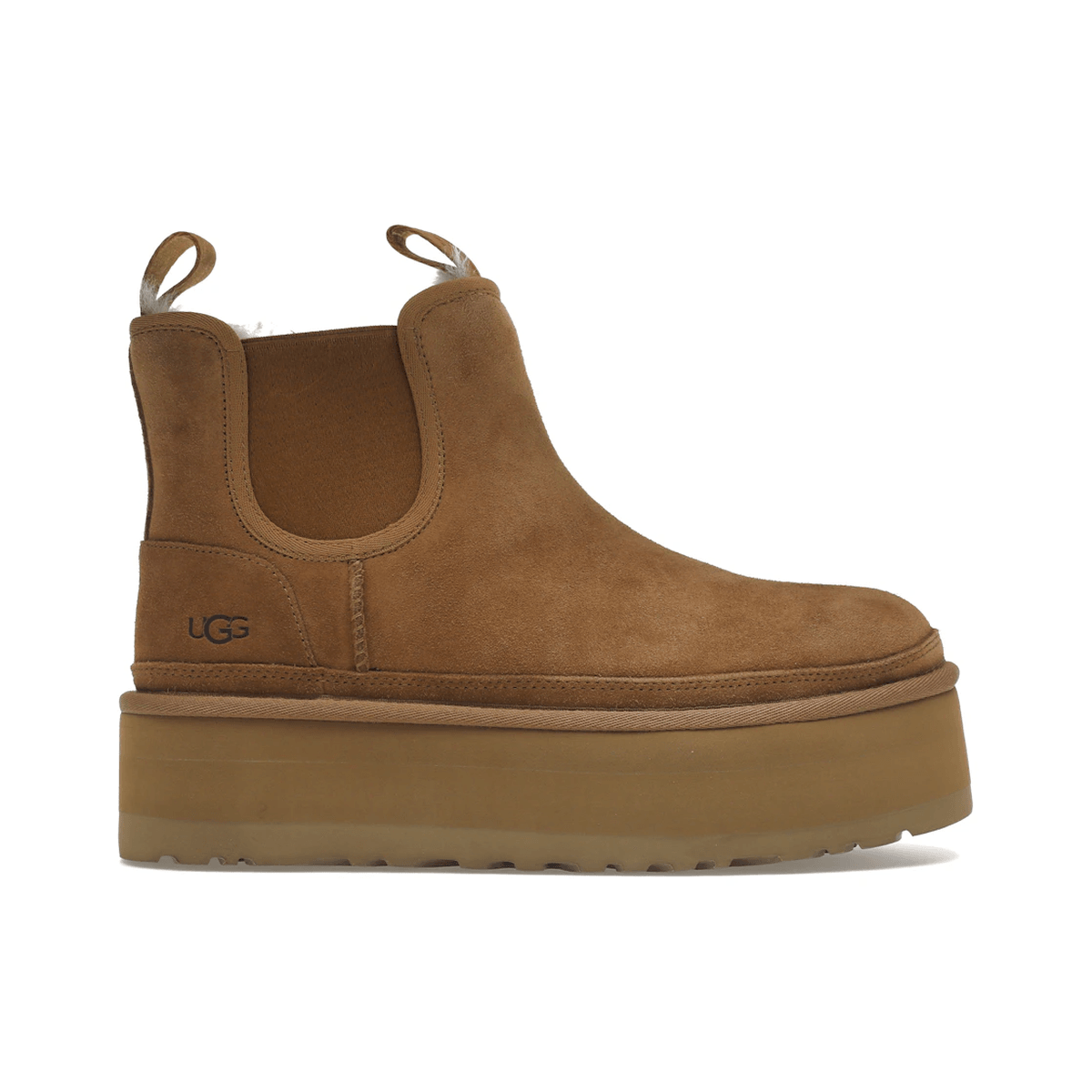 UGG Neumel Platform Chelsea Boot Chestnut — 36